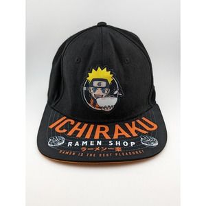 Naruto Ichiraku Ramen Shop Logo Shippuden Snapback‎ Hat Cap Mens Womens Unisex